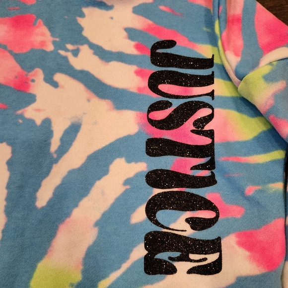 Girl's Justice Tie Dye Hoodie Size XS- Excellent Condition! - Picture 2 of 4
